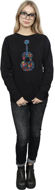 Actual product image Disney Womens/Ladies Coco Guitar Pattern Sweatshirt (M)