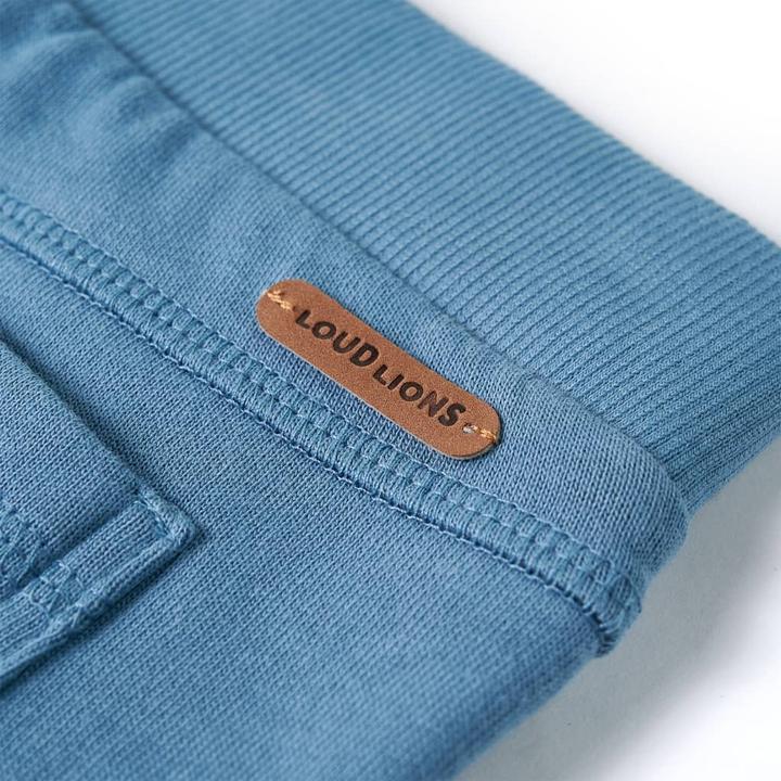 Actual product image VidaXL Children's tracksuit bottoms mid blue 104,Material: 80 (104)
