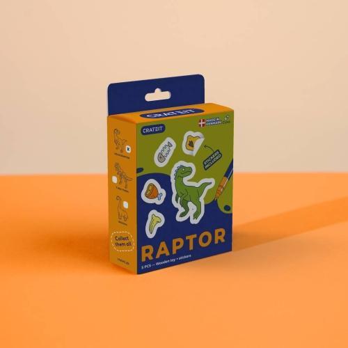 Actual product image Crateit Dinosaur Raptor (Multilingual)