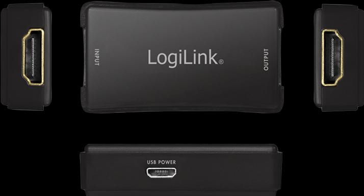 Produktbild LogiLink 4K HDMI Repeater, 25 m