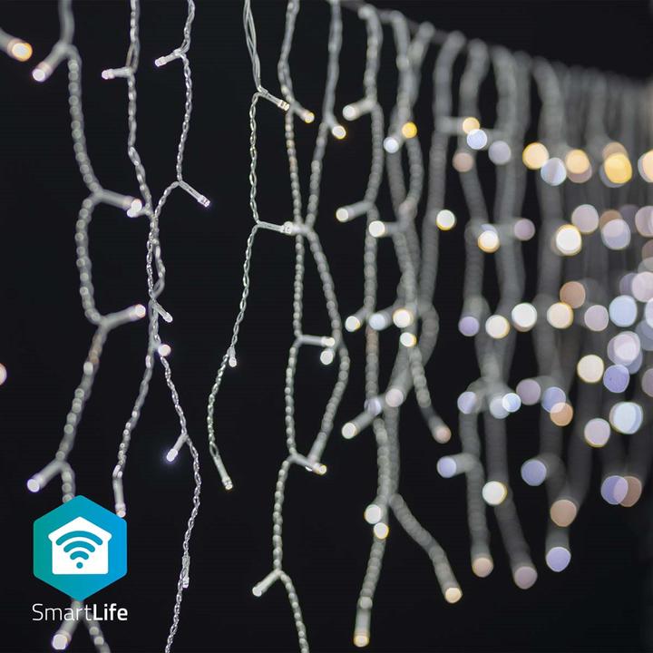 Immagine prodotto Nedis SmartLife LED decorativo | Wi-Fi | Bianco caldo o freddo | 240 LED | 5,00 m | Android™ / IOS (0.21 m)