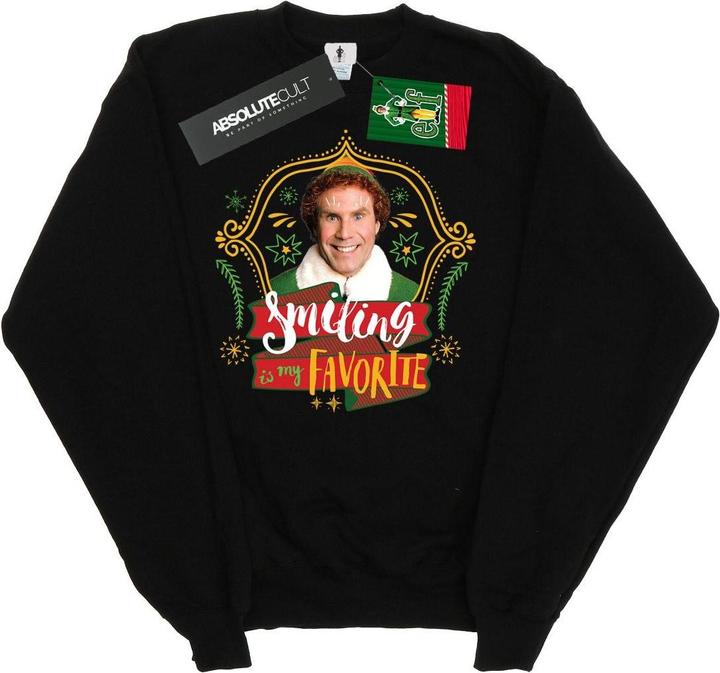 Elf Buddy Smiling Sweatshirt Jungen