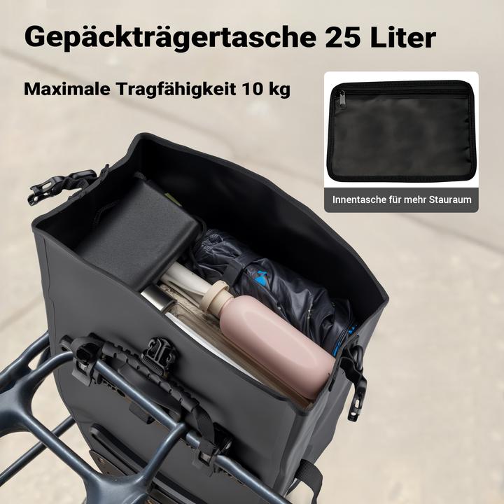 Produktbild Wiltec Gepäckträgertasche (25 l, Gepäckträgertasche)