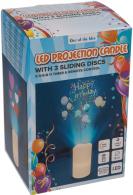 Actual product image Ootb LED projection candle "Celebrations, 8 x 15 cm (8 x)