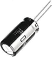 Actual product image Panasonic Electrolytic capacitor, radial, 1500uF, 525uA, 35V, 2.55A