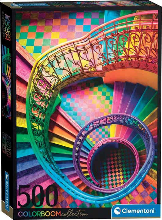 Image du produit Clementoni Puzzle Colorboom Escalier, 500 pièces (500 pièces)