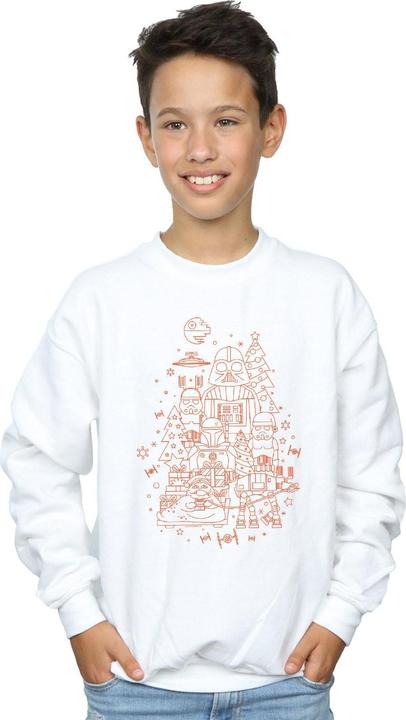 Actual product image Star Wars Boys Empire Christmas Sweatshirt (152, 158)