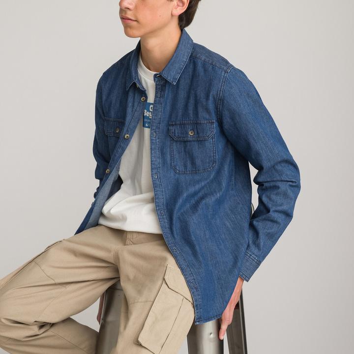 Actual product image La Redoute Collections Denim shirt (XXS)