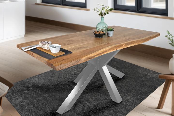 Actual product image SAM TIM Baumkante massiv Akazie (260 x 100 x 77 cm)