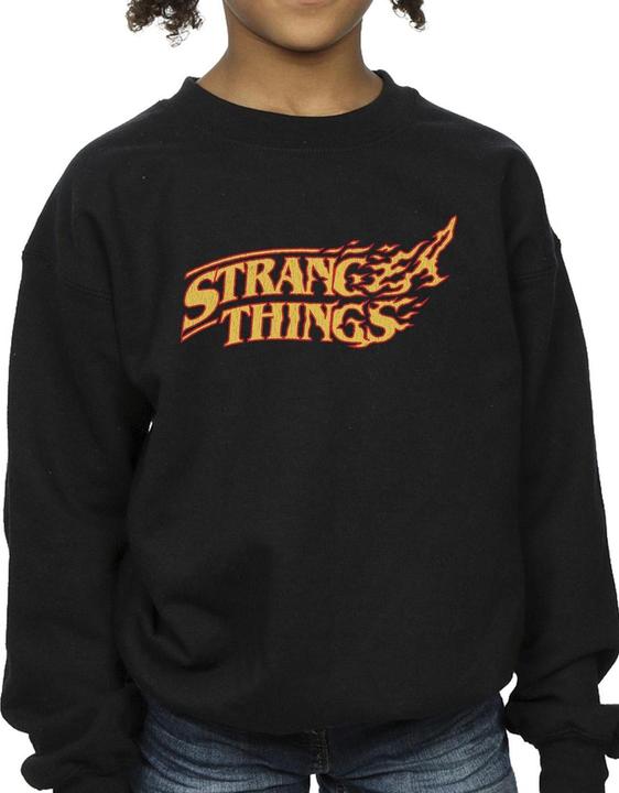 Immagine prodotto Netflix Stranger Things Logo Breaking Felpa Ragazze (152, 158)