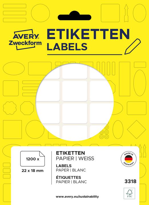 Produktbild Avery Mini Organisationsetiketten