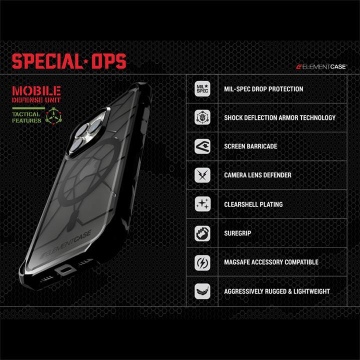 Immagine prodotto Element Case Special Ops MagSafe per (Apple iPhone 14)