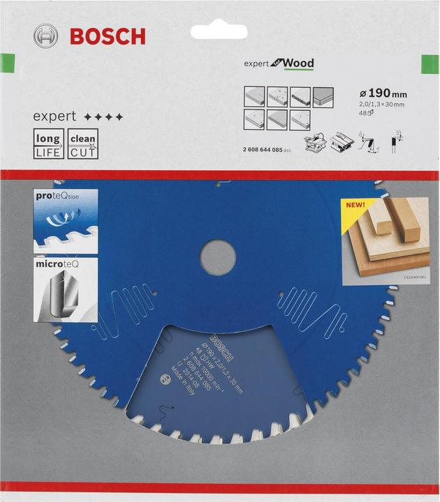 Immagine prodotto Bosch Professional Zubehör Lama di sega circolare Expert for Wood