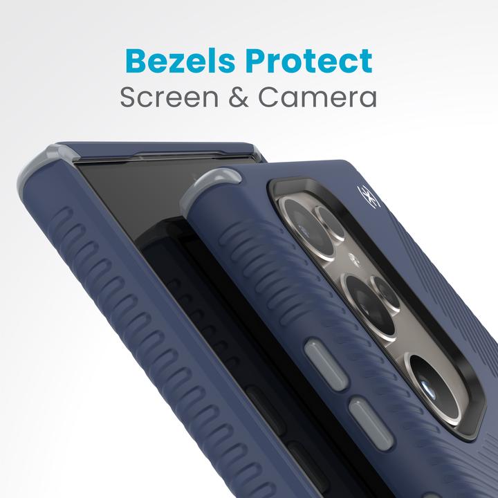 Actual product image speck Presidio2 Grip - Samsung Galaxy S24 Ultra Hülle (Küstenblau / Staubgrau) (Samsung Galaxy S24 Ultra)
