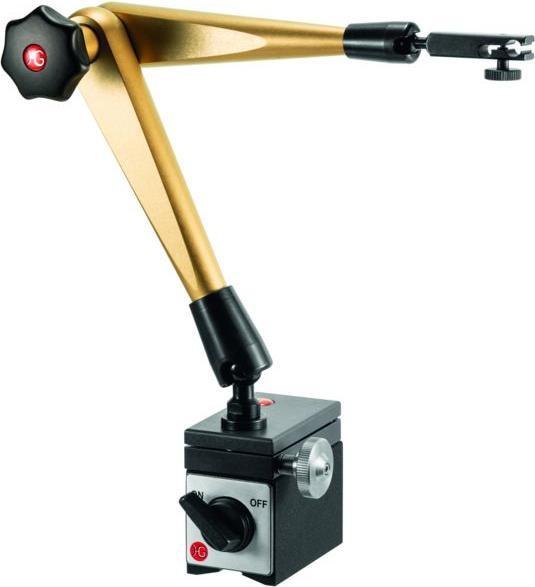 Produktbild HG Hydraulisches Magnet-Messstativ (mit Fuss) mit hydraulischer Feineinstellung am Fuss, Ausladung: 4