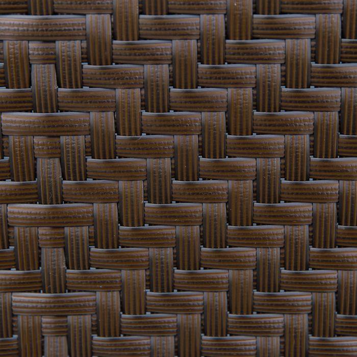 Produktbild Swisshandel24 Polyrattan Gartenstuhl klappbar Rückenlehne 7 stufige verstellbar Klappstuhl mit Armlehne für Garten