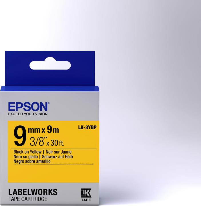 Produktbild Epson Etikettenkassette LK-3YBP - Pastell - auf (0.90 cm, Gelb)