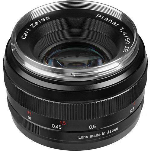 Image du produit Zeiss Objectif Planar T 50mm, f/1.4, Canon (Canon EF, Plein format)