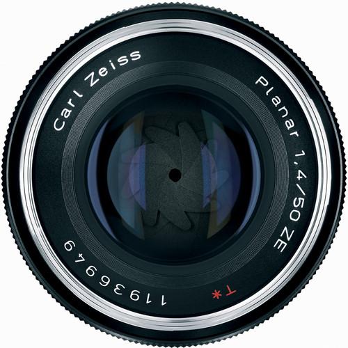 Image du produit Zeiss Objectif Planar T 50mm, f/1.4, Canon (Canon EF, Plein format)