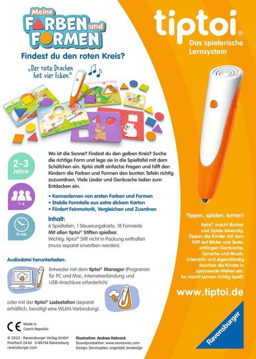Image du produit tiptoi Mes couleurs et mes formes (Allemand)