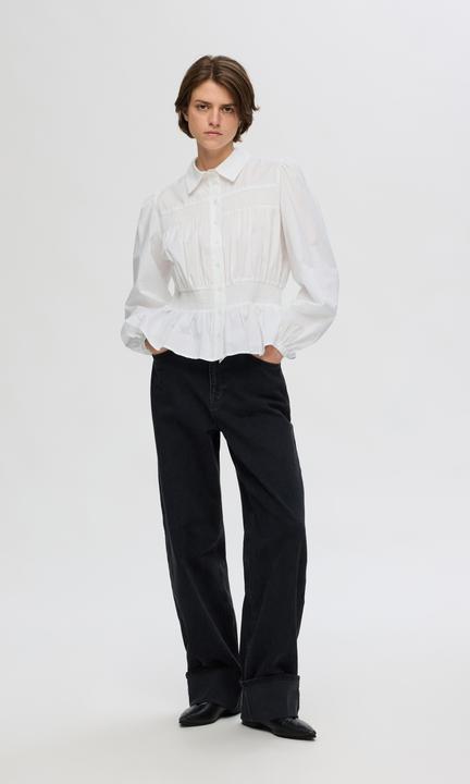 Image du produit Selected Femme Haut smocké à manches longues (40)