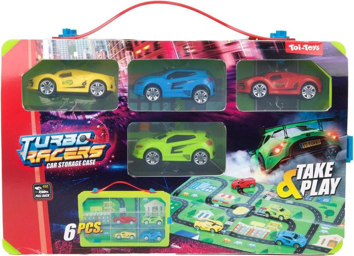 Produktbild Magni Turbo Racer Sammelkoffer Mit 4 Rallye-Rennwagen