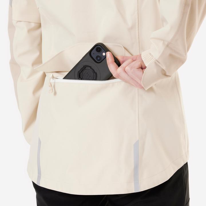 Actual product image Rockrider Bicycle rain jacket MTB Expl 700 ladies beige (L)