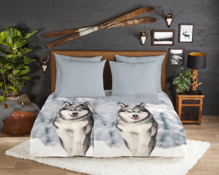 Actual product image Good Morning Husky (Bedding set, 140 x 200 cm, 70 x 90 cm)