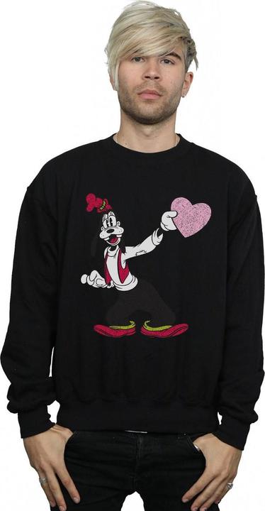 Actual product image Disney Mens Goofy Love Heart Sweatshirt (M)