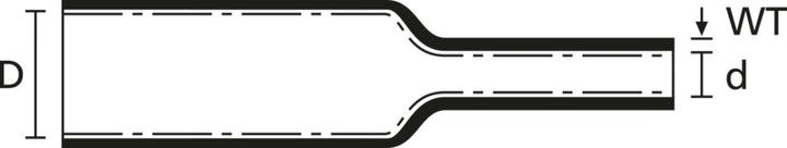Image du produit HellermannTyton Gaine thermorétractable avec colle Tr (1 x)