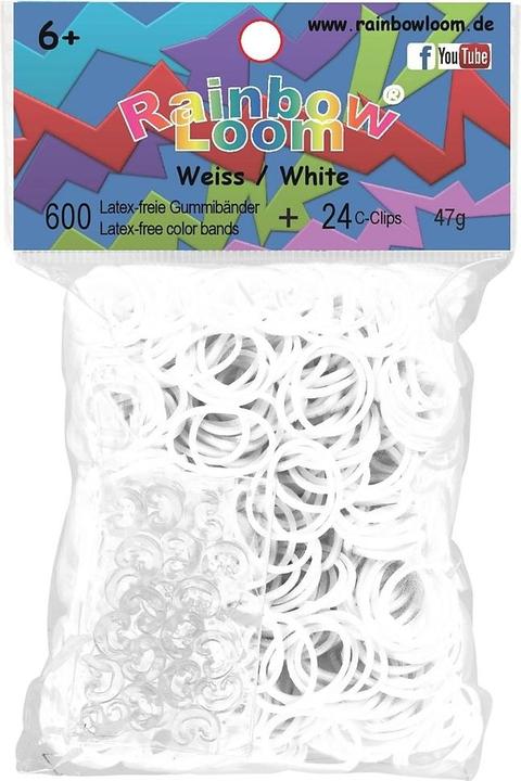 Immagine prodotto Rainbow Loom Elastici bianchi opachi (600 pz.)