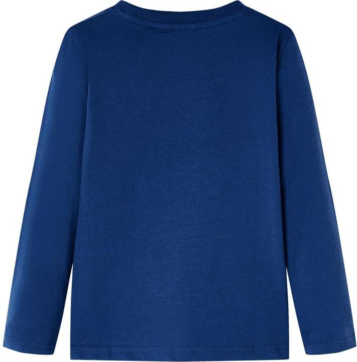 Immagine prodotto VidaXL Camicia da bambino a maniche lunghe blu denim 128,Materiale: 100 (128)