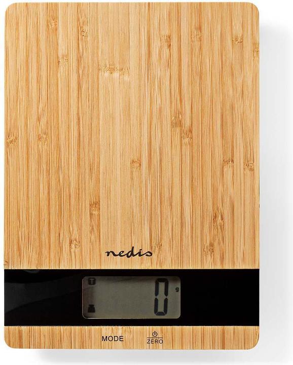 Produktbild Nedis Küchenwaagen Digital Holz/Kunststoff Holz Holz