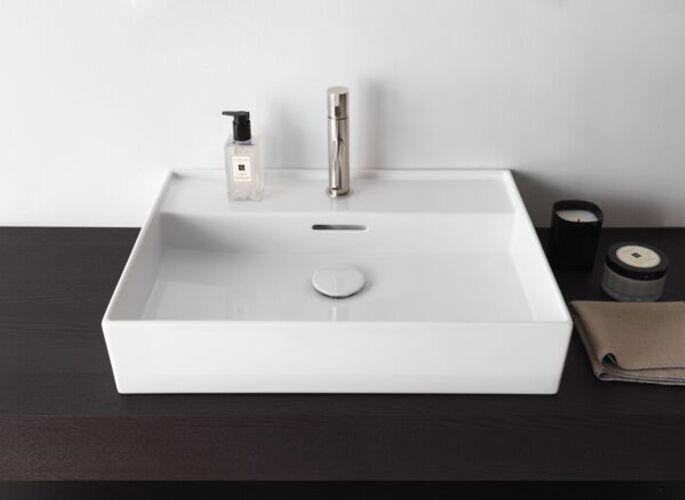 Actual product image Laufen Kartell washbasin undermount, 1 tap hole, with overflow, 500x460mm, H810332 (360 mm, 500 mm)