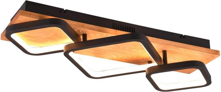 Image du produit Trio Rama LED Plafonnier 32W dimmable Noir Mat blanc chaud (3200 lm)