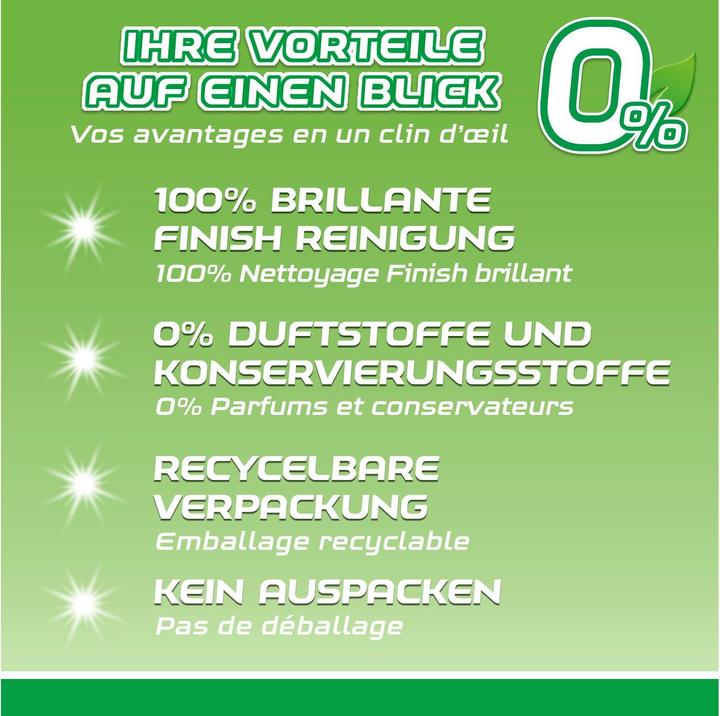 Produktbild Finish Powerball 0% (Tabs, 27 Waschgänge)