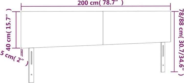 Image du produit VidaXL Conni (200 x 5 x 88 cm)