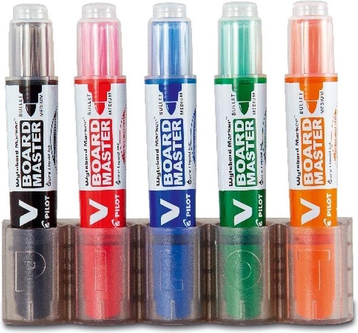 Produktbild Pilot Whiteboard-Marker BG V-Board 12-teilig (Mehrfarbig, 2.30 mm, 5 x)