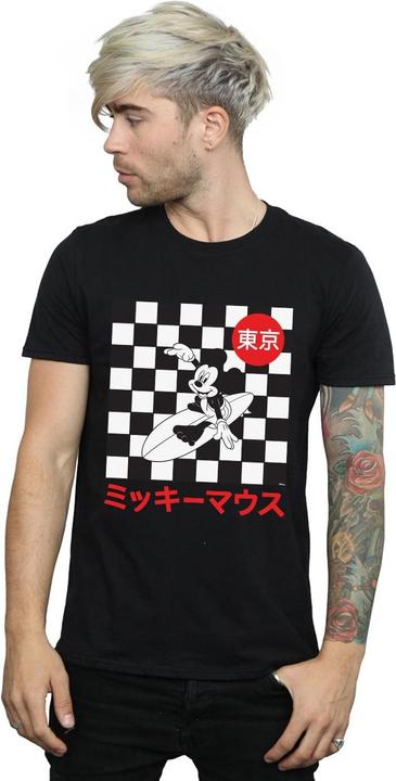 Actual product image Disney Mens Mickey Mouse Surfing T-Shirt (L)