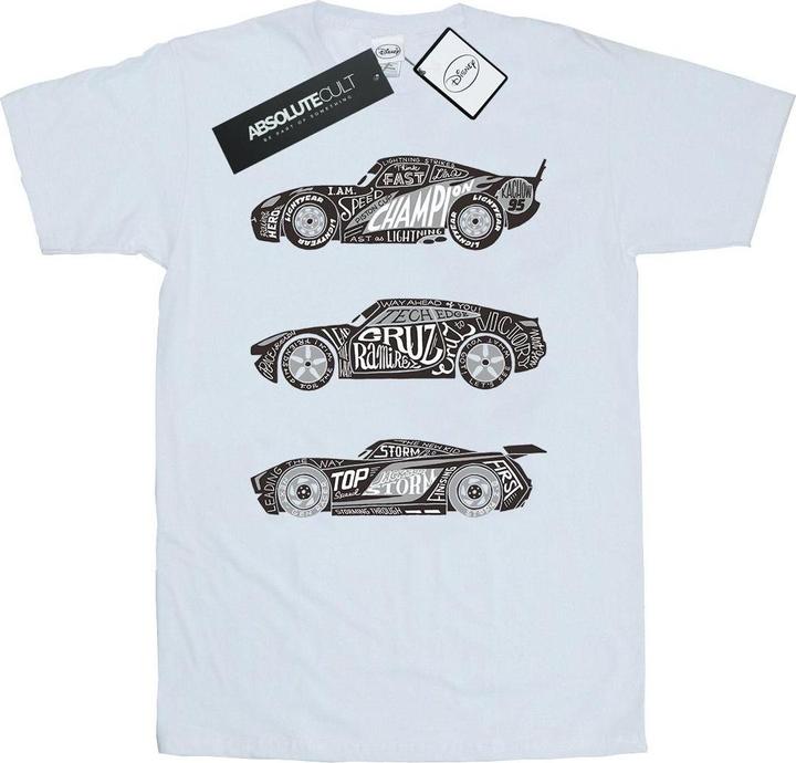 Disney Cars Text Racers TShirt (M)