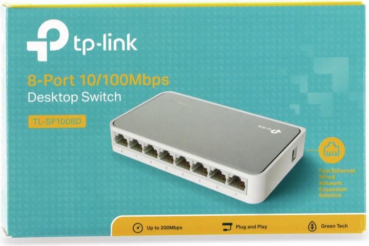 Actual product image TP-Link Tl-Sf1008d (8 Ports)