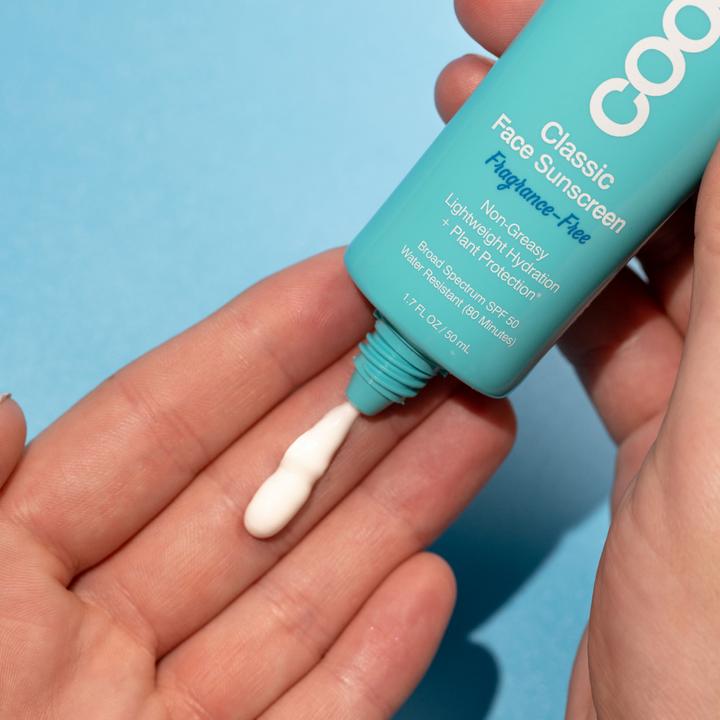 Actual product image Coola Suncare Classic Lotion Fragrance Free (Sun cream face, SPF 50, 50 ml, 50 g)