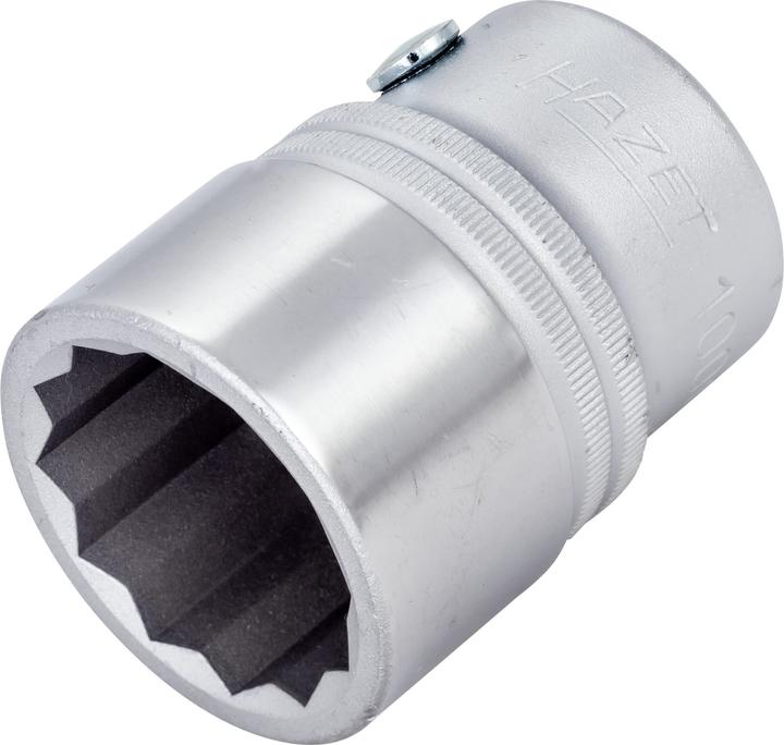 Actual product image HAZET Socket ∙ 12-point 1000Z-30 ∙ Square, hollow 20 mm (3/4 inch) ∙ Outside 12-point profile ∙ 30 … (30 mm)