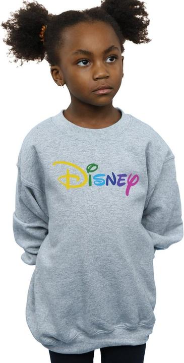 Actual product image Disney Girls Colour Logo Sweatshirt (116)