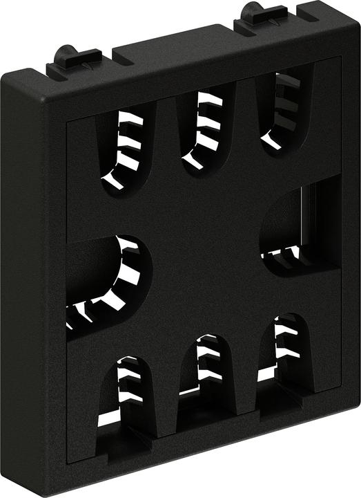 Produktbild IB Connect Multimedia-Zubehör 45x45 anthrazit Kabeldurchführung 8 Plätzen (0.05 m)