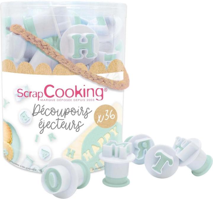 ScrapCooking Set Stempelschneider "Buchstaben & Zahlen"