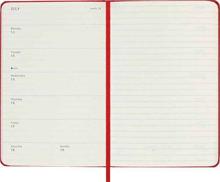 Immagine prodotto Moleskine Agende scolastiche Hard Cover Weekly Notebook (90 x 140 mm, Inglese)