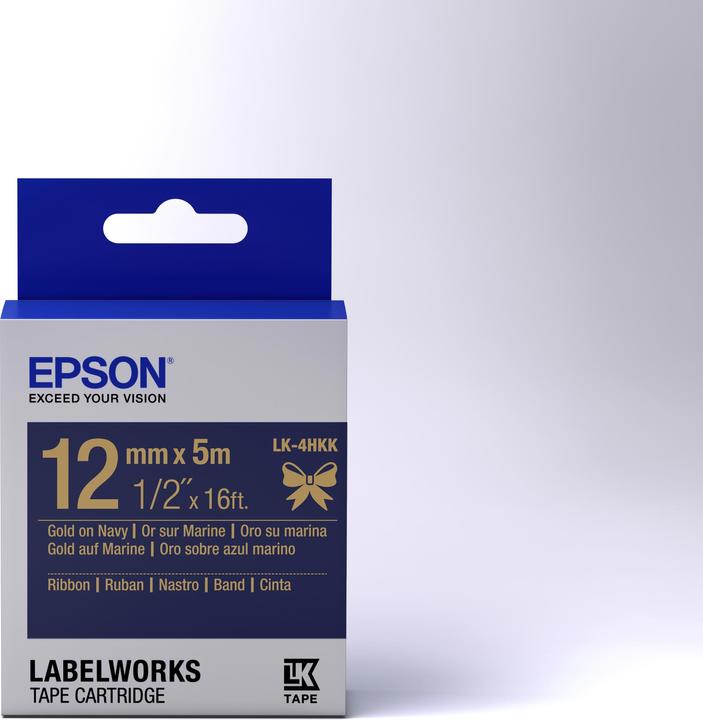 Immagine prodotto Epson Etichetta Cassetta Lk-4hkk (1.20 cm, Blu)