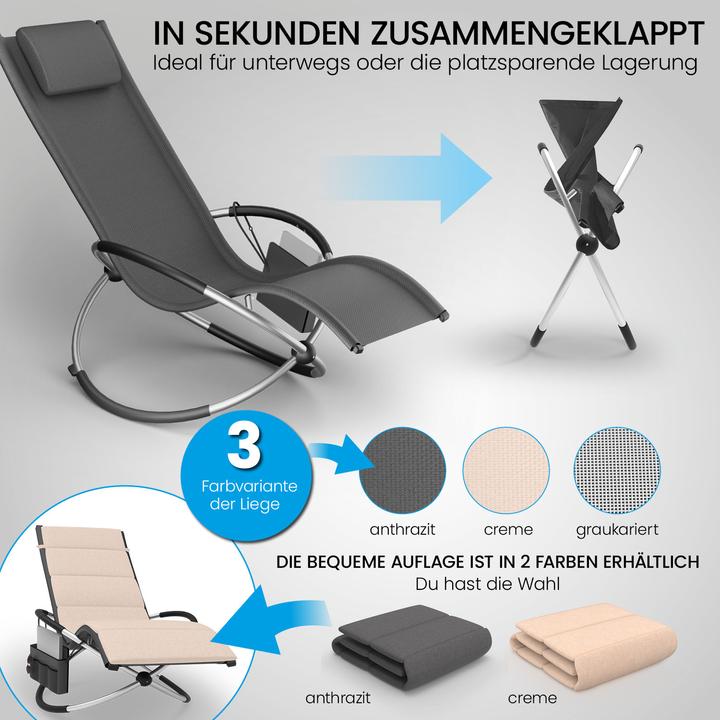 Actual product image Eloneo Relax-Schaukelliege (157 cm)