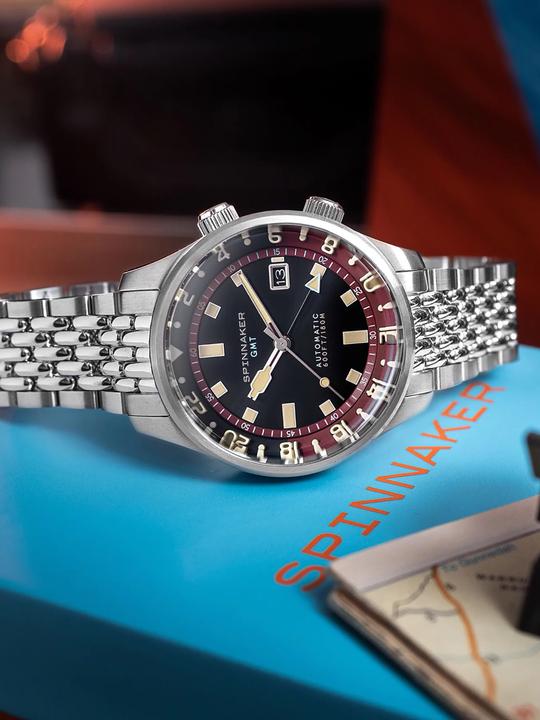 Actual product image Spinnaker SP-5121-11 Bradner GMT (Diving watch)